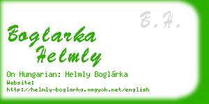 boglarka helmly business card